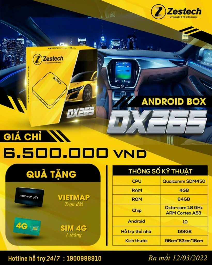 Android Box DX265 – Zestech