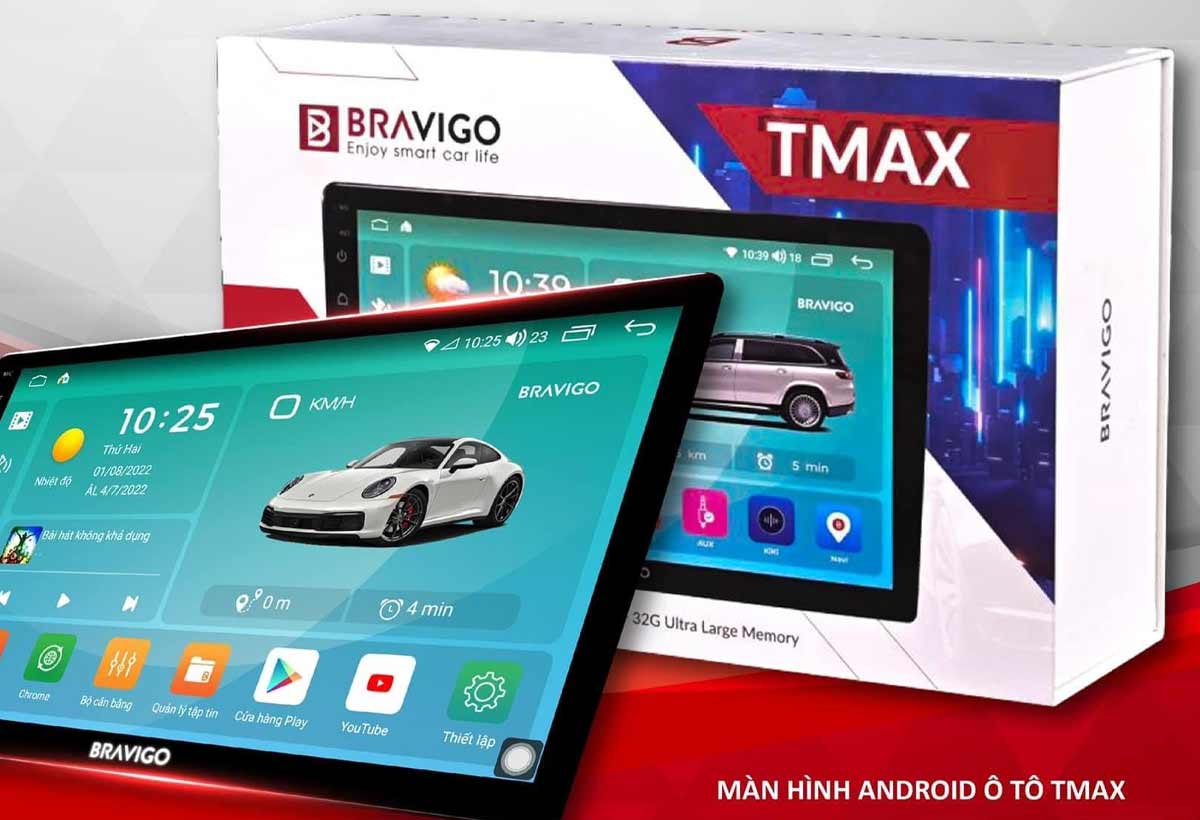 Màn hình Android Bravigo TMAX 