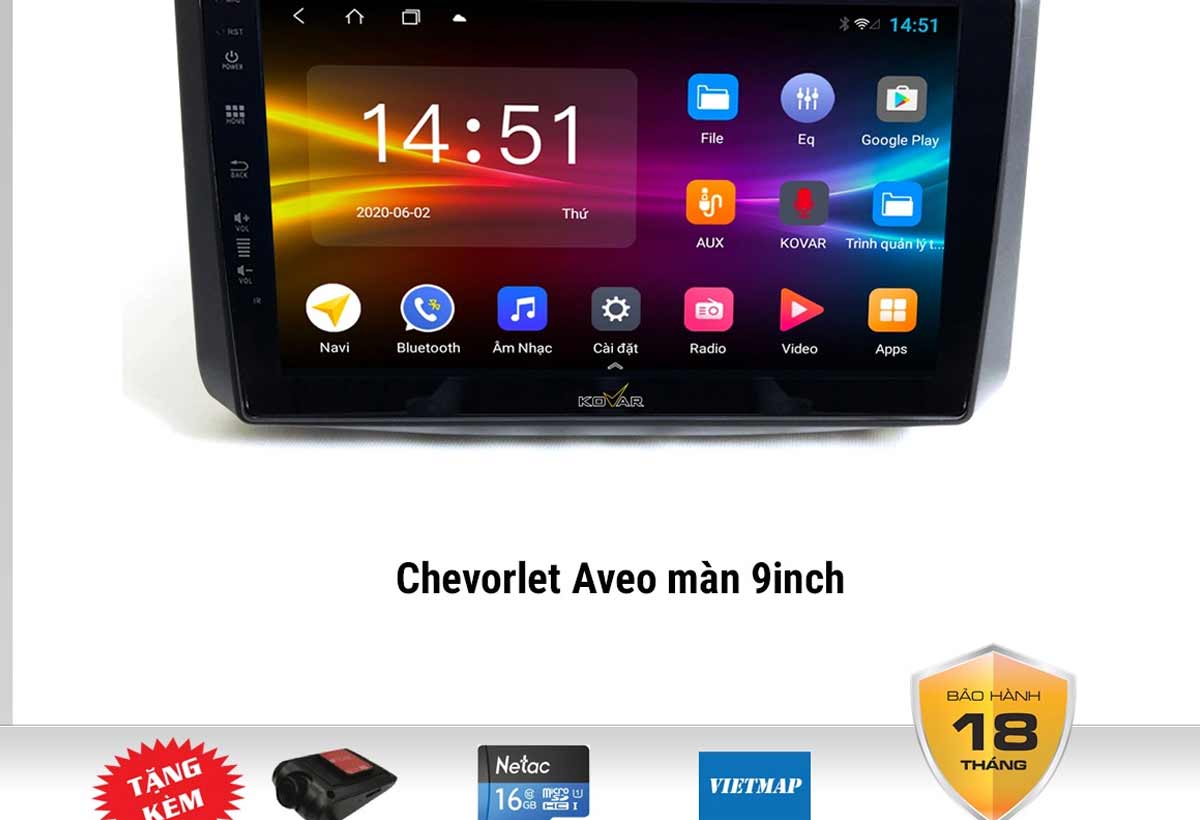 Màn hình DVD Android KOVAR T1